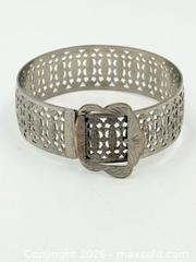MaxSold Auction: Victorian Silver Buckle Bracelet 20g - Esquimalt (British Columbia, Canada) PARTNER MANAGED Reseller Online Auction -  Lampson Street