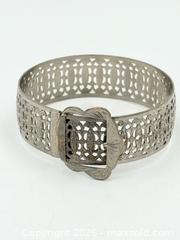 MaxSold Auction: Victorian Silver Buckle Bracelet 20g - Esquimalt (British Columbia, Canada) PARTNER MANAGED Reseller Online Auction -  Lampson Street