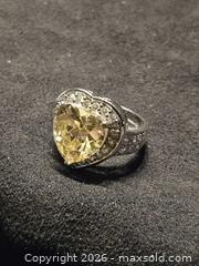 MaxSold Auction: Citrine Ring - Loyalist (Ontario, Canada) SELLER MANAGED Downsizing Online Auction - Somerset Drive