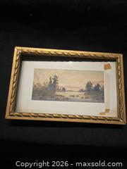 MaxSold Auction: Old Watercolor Print - Loyalist (Ontario, Canada) SELLER MANAGED Downsizing Online Auction - Somerset Drive