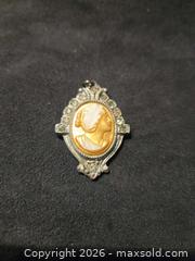 MaxSold Auction: Vintage Cameo Pendant  - Loyalist (Ontario, Canada) SELLER MANAGED Downsizing Online Auction - Somerset Drive