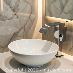 MaxSold Auction: 14" Waterfall faucet (New in the original sealed packaging) - Toronto (Ontario, Canada) SELLER MANAGED Reseller Online Auction - Magnetic Drive