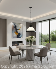 MaxSold Auction: The Noir Luxe Dome wrought Iron spherical pendant light (New in the original sealed packaging) - Toronto (Ontario, Canada) SELLER MANAGED Reseller Online Auction - Magnetic Drive