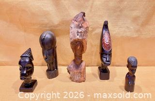 MaxSold Auction: African Ebony Heads - Douglas (Massachusetts, USA) PARTNER MANAGED Estate Sale Online Auction - Southwest Main Street