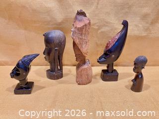 MaxSold Auction: African Ebony Heads - Douglas (Massachusetts, USA) PARTNER MANAGED Estate Sale Online Auction - Southwest Main Street