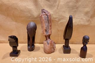 MaxSold Auction: African Ebony Heads - Douglas (Massachusetts, USA) PARTNER MANAGED Estate Sale Online Auction - Southwest Main Street