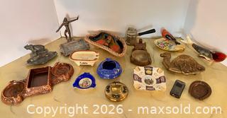 MaxSold Auction: Big Lot of Collectible Ashtrays and Lighters - Douglas (Massachusetts, USA) PARTNER MANAGED Estate Sale Online Auction - Southwest Main Street