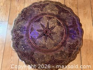 MaxSold Auction: Brass Inlay Table - Douglas (Massachusetts, USA) PARTNER MANAGED Estate Sale Online Auction - Southwest Main Street