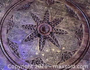 MaxSold Auction: Brass Inlay Table - Douglas (Massachusetts, USA) PARTNER MANAGED Estate Sale Online Auction - Southwest Main Street