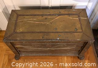 MaxSold Auction: Copper-clad Wooden Trunk - Douglas (Massachusetts, USA) PARTNER MANAGED Estate Sale Online Auction - Southwest Main Street