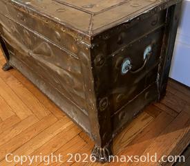 MaxSold Auction: Copper-clad Wooden Trunk - Douglas (Massachusetts, USA) PARTNER MANAGED Estate Sale Online Auction - Southwest Main Street