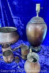 MaxSold Auction: Copper Collection with Mugs - Douglas (Massachusetts, USA) PARTNER MANAGED Estate Sale Online Auction - Southwest Main Street