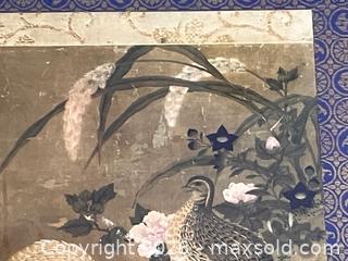 MaxSold Auction: Framed Asian Print of Quail - Douglas (Massachusetts, USA) PARTNER MANAGED Estate Sale Online Auction - Southwest Main Street