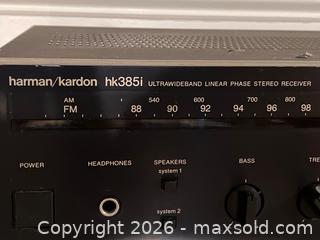 MaxSold Auction: Harman/Kardon hk385i Stereo Receiver - Douglas (Massachusetts, USA) PARTNER MANAGED Estate Sale Online Auction - Southwest Main Street