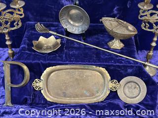 MaxSold Auction: Heavy Candlesticks and Collectible Brass Items  - Douglas (Massachusetts, USA) PARTNER MANAGED Estate Sale Online Auction - Southwest Main Street
