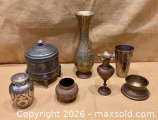 MaxSold Auction: Incised Brass Lot - Douglas (Massachusetts, USA) PARTNER MANAGED Estate Sale Online Auction - Southwest Main Street