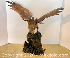 MaxSold Auction: Large Bronze-finish Eagle - Douglas (Massachusetts, USA) PARTNER MANAGED Estate Sale Online Auction - Southwest Main Street