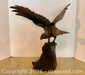 MaxSold Auction: Large Bronze-finish Eagle - Douglas (Massachusetts, USA) PARTNER MANAGED Estate Sale Online Auction - Southwest Main Street