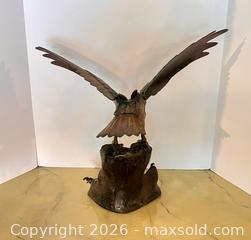 MaxSold Auction: Large Bronze-finish Eagle - Douglas (Massachusetts, USA) PARTNER MANAGED Estate Sale Online Auction - Southwest Main Street