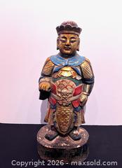 MaxSold Auction: Large Polychrome Wood Dignitary - Douglas (Massachusetts, USA) PARTNER MANAGED Estate Sale Online Auction - Southwest Main Street