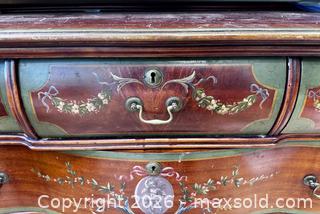 MaxSold Auction: Louis XV Style Hand-painted Dresser - Douglas (Massachusetts, USA) PARTNER MANAGED Estate Sale Online Auction - Southwest Main Street