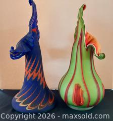 MaxSold Auction: Pair Essie Zareh Jack in the Pulpit Vases - Douglas (Massachusetts, USA) PARTNER MANAGED Estate Sale Online Auction - Southwest Main Street