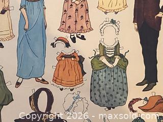 MaxSold Auction: Pair Framed Cut-out Doll Prints - Douglas (Massachusetts, USA) PARTNER MANAGED Estate Sale Online Auction - Southwest Main Street