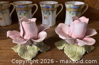 MaxSold Auction: Porcelain Floral Lot Including Limoges and Nippon - Douglas (Massachusetts, USA) PARTNER MANAGED Estate Sale Online Auction - Southwest Main Street
