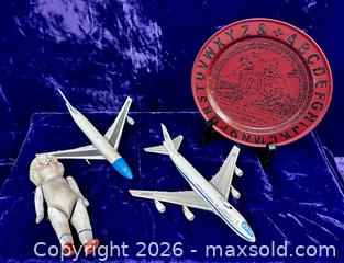 MaxSold Auction: Two Vintage Metal Model USAF Aircraft and Bisque Doll - Douglas (Massachusetts, USA) PARTNER MANAGED Estate Sale Online Auction - Southwest Main Street