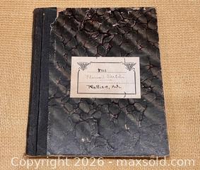 MaxSold Auction: Unique Botanical Notebooks - Douglas (Massachusetts, USA) PARTNER MANAGED Estate Sale Online Auction - Southwest Main Street