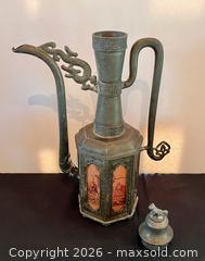 MaxSold Auction: Verre Églomisé and Other Antique Metal Ewers - Douglas (Massachusetts, USA) PARTNER MANAGED Estate Sale Online Auction - Southwest Main Street