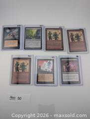 MaxSold Auction: Vintage Magic the Gathering Card Collection incl Dystopia (7 Cards Total) - Langley (British Columbia, Canada) SELLER MANAGED Reseller Online Auction - 68 Avenue