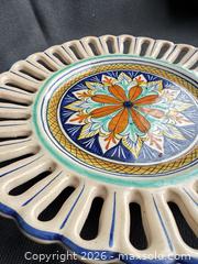 MaxSold Auction: Hand-painted DERVIA Ceramic Decorative Charger, 10–11 in - Toronto (Ontario, Canada) SELLER MANAGED Moving Online Auction - Saint Clair Avenue West