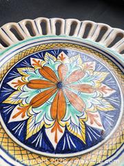 MaxSold Auction: Hand-painted DERVIA Ceramic Decorative Charger, 10–11 in - Toronto (Ontario, Canada) SELLER MANAGED Moving Online Auction - Saint Clair Avenue West