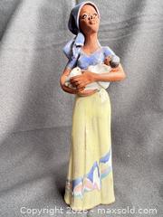 MaxSold Auction: Handmade Hand-Painted Mother & Child Ceramic/Terracotta Figurine - Toronto (Ontario, Canada) SELLER MANAGED Moving Online Auction - Saint Clair Avenue West