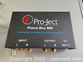 MaxSold Auction: Pro-Ject Phono Box MM Phono Preamplifier - Toronto (Ontario, Canada) SELLER MANAGED Moving Online Auction - Saint Clair Avenue West