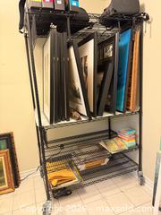 MaxSold Auction: Uline Steel Wire Storage Rack, 4-Shelf, Black Coated, Locking Casters - Toronto (Ontario, Canada) SELLER MANAGED Moving Online Auction - Saint Clair Avenue West