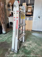MaxSold Auction: Vulcan Articulating Multi-Position Aluminum Ladder 13 feet - Toronto (Ontario, Canada) SELLER MANAGED Moving Online Auction - Saint Clair Avenue West