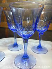 MaxSold Auction: Avon American Blue water goblets, Set of 4 - Wheatland (New York, USA) SELLER MANAGED Reseller Online Auction - State Street