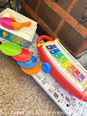 MaxSold Auction: Fisher-Price Vintage Musical Toy Set - Xylophone & Record Player - Wheatland (New York, USA) SELLER MANAGED Reseller Online Auction - State Street