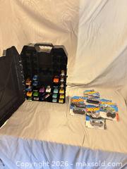 MaxSold Auction: Hot Wheels Assorted Die-Cast Cars with Plastic Carrying Case (16-30) - Wheatland (New York, USA) SELLER MANAGED Reseller Online Auction - State Street