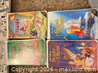 MaxSold Auction: Lot of 11–20 Walt Disney black diamond VHS Tapes (Various Titles) - Wheatland (New York, USA) SELLER MANAGED Reseller Online Auction - State Street