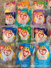 MaxSold Auction: Ty x McDonald's 1990s Happy Meal Beanie Babies Plush Lot (25+) - Wheatland (New York, USA) SELLER MANAGED Reseller Online Auction - State Street