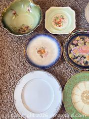 MaxSold Auction: Vintage Porcelain Decorative Plates & Serving Bowls, 6pc - Wheatland (New York, USA) SELLER MANAGED Reseller Online Auction - State Street