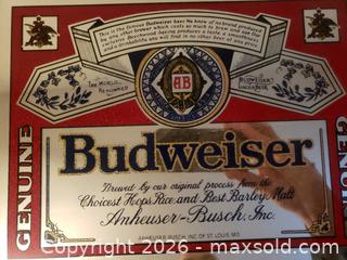 MaxSold Auction: Budweiser Bar Mirror Hanging Decoration - North York (Ontario, Canada) SELLER MANAGED Estate Sale Online Auction - Cartwright Avenue (STORAGE)