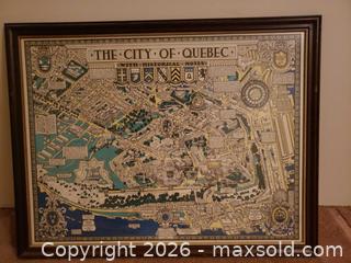 MaxSold Auction: City of Quebec Framed Picture  - North York (Ontario, Canada) SELLER MANAGED Estate Sale Online Auction - Cartwright Avenue (STORAGE)