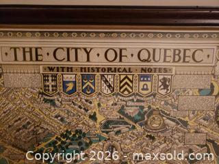 MaxSold Auction: City of Quebec Framed Picture  - North York (Ontario, Canada) SELLER MANAGED Estate Sale Online Auction - Cartwright Avenue (STORAGE)
