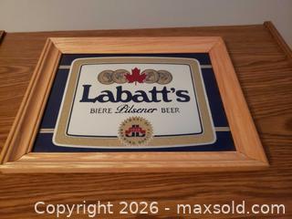MaxSold Auction: Labatt's bar mirror hanging decoration - North York (Ontario, Canada) SELLER MANAGED Estate Sale Online Auction - Cartwright Avenue (STORAGE)