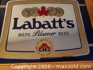 MaxSold Auction: Labatt's bar mirror hanging decoration - North York (Ontario, Canada) SELLER MANAGED Estate Sale Online Auction - Cartwright Avenue (STORAGE)
