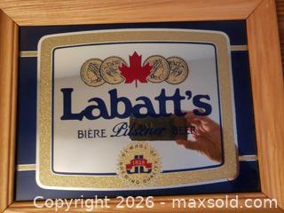 MaxSold Auction: Labatt's bar mirror hanging decoration - North York (Ontario, Canada) SELLER MANAGED Estate Sale Online Auction - Cartwright Avenue (STORAGE)